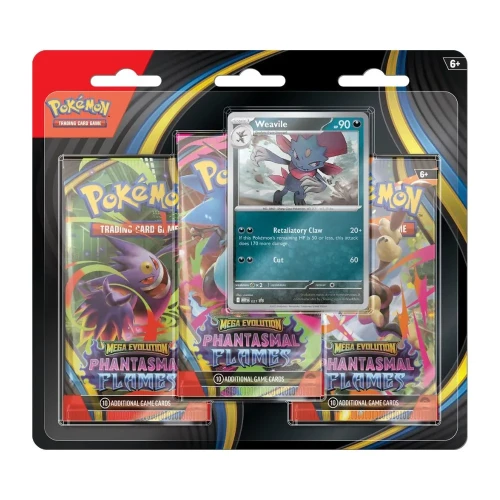Phantasmal Flames - 3-Pack Blister - Weavile.webp