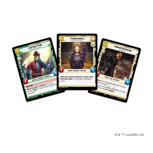 Star Wars Unlimited Card Game - Secrets of Power - Spotlight Deck - Padmé Amidala cards.webp