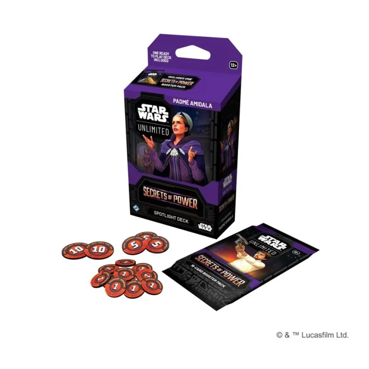 Star Wars Unlimited Card Game - Secrets of Power - Spotlight Deck - Padmé Amidala.webp