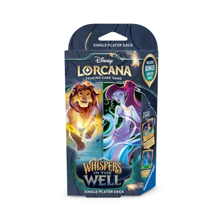 Whispers in the Well – Starter Deck (Amber &amp; Emerald) Mufasa &amp; Megara.webp