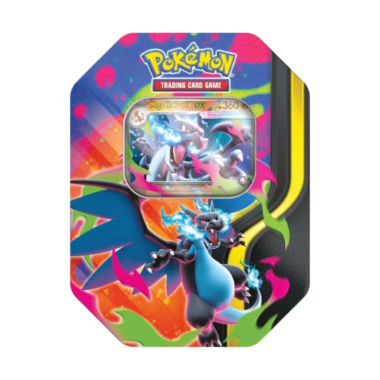 Mega Charizard Tin - Mega Charizard X ex.webp