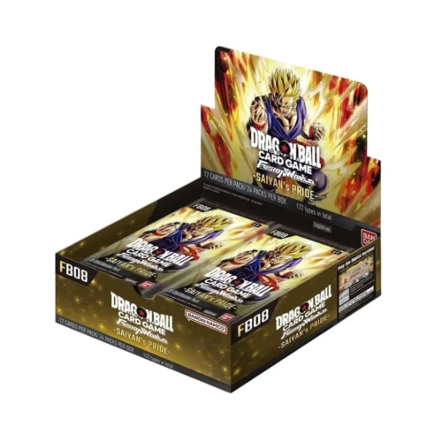 Dragon Ball SCG Fusion World - Saiyan's Pride (FB08) - Booster Display.webp