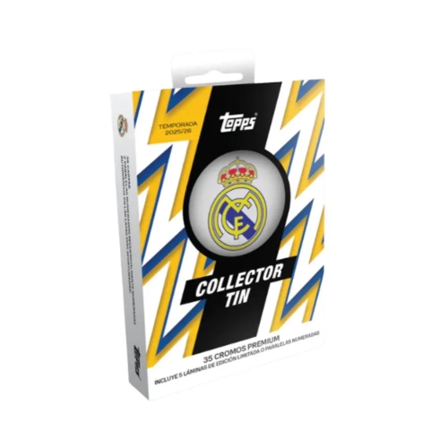 2025-26 Topps Soccer Real Madrid Collector Tin.webp