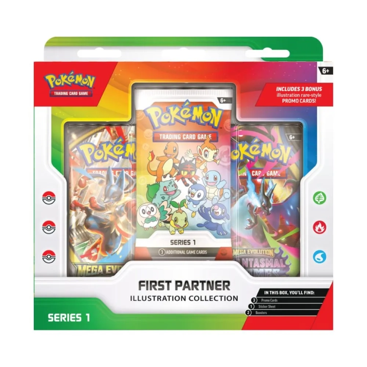 Pokémon TCG First Partner - Illustration Collection - Series 1.webp