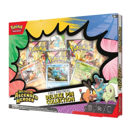 Pokémon TCG Mega Evolution - Ascended Heroes - Deluxe Pin Collection - First Partners.webp