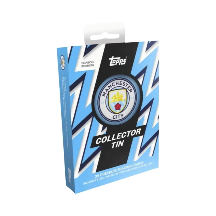2025-26 Topps Soccer Manchester City Collector Tin.webp