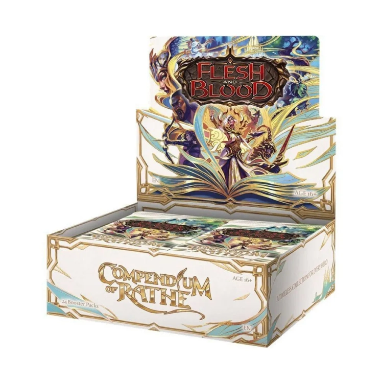 Flesh and Blood TCG Compendium of Rathe  Booster Display.webp