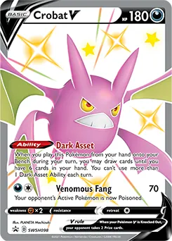 Crobat V (SWSH 098) SWSH Black Star Promos.webp