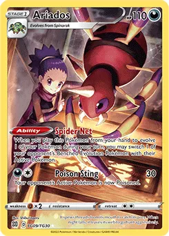 Ariados (BRS TG09) Brilliant Stars.webp