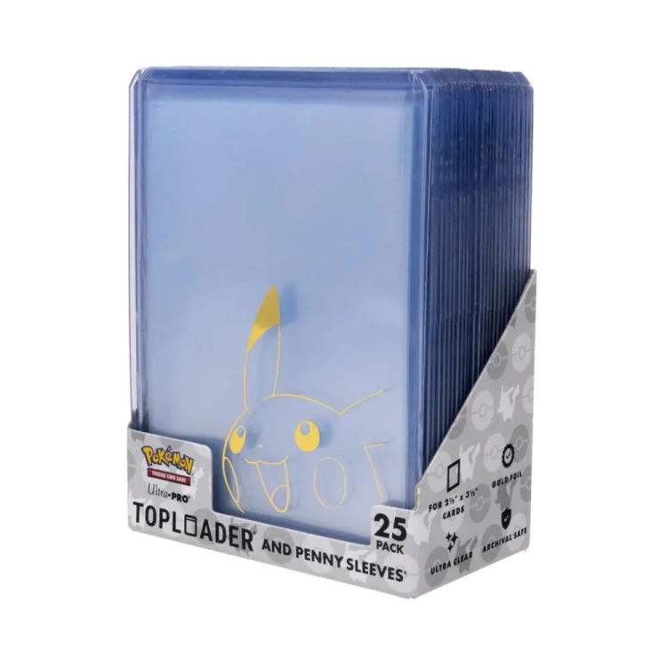 Pokemon - Toploader and Penny Sleeves - Pikachu 2.webp