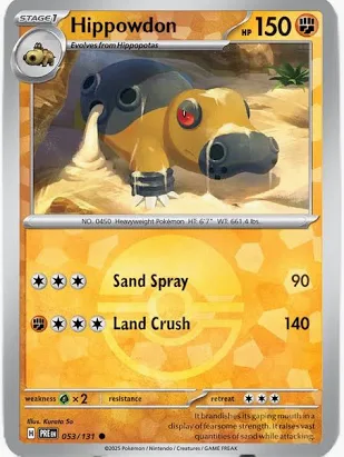 Hippowdon (xPRE 053) Prismatic Evolutions.webp