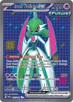 Iron Valiant ex (PAR 225) Paradox Rift.webp