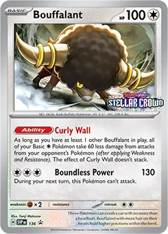 Bouffalant (SVP 136) SV Black Star Promos.webp