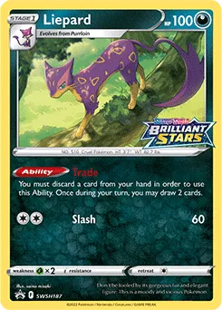 Liepard (SWSH 187) SWSH Black Star Promos.webp