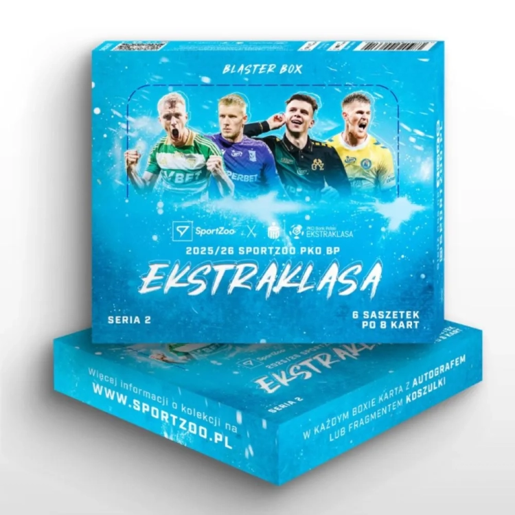 Blaster box - karty piłkarskie SportZoo PKO BP Ekstraklasa 202526 – Seria 2.webp