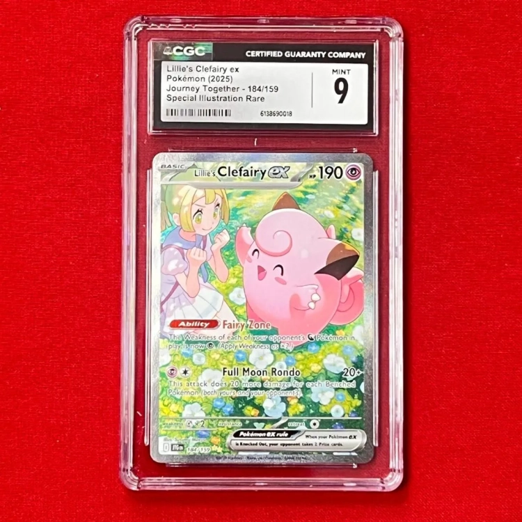 Lillie's Clefairy ex (JTG 184) - CGC 9 - Journey Together.webp