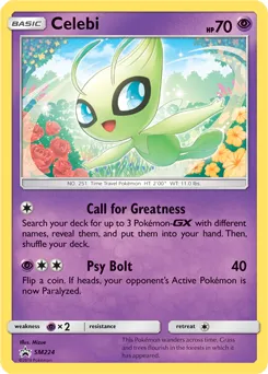 Celebi (SM 224) SM Black Star Promos.webp