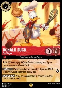 Donald Duck - Pie Slinger (V.1) - Shimmering Skies.webp