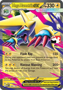 Mega Manectric ex (PPS8 MEG 050) Play! Pokémon Prize Pack Series Eight .webp