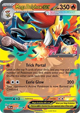 Mega Delphox ex (PBL 008) Pitch Black.webp