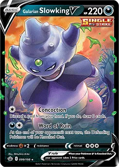Galarian Slowking V (CRE 099) Chilling Reign.webp
