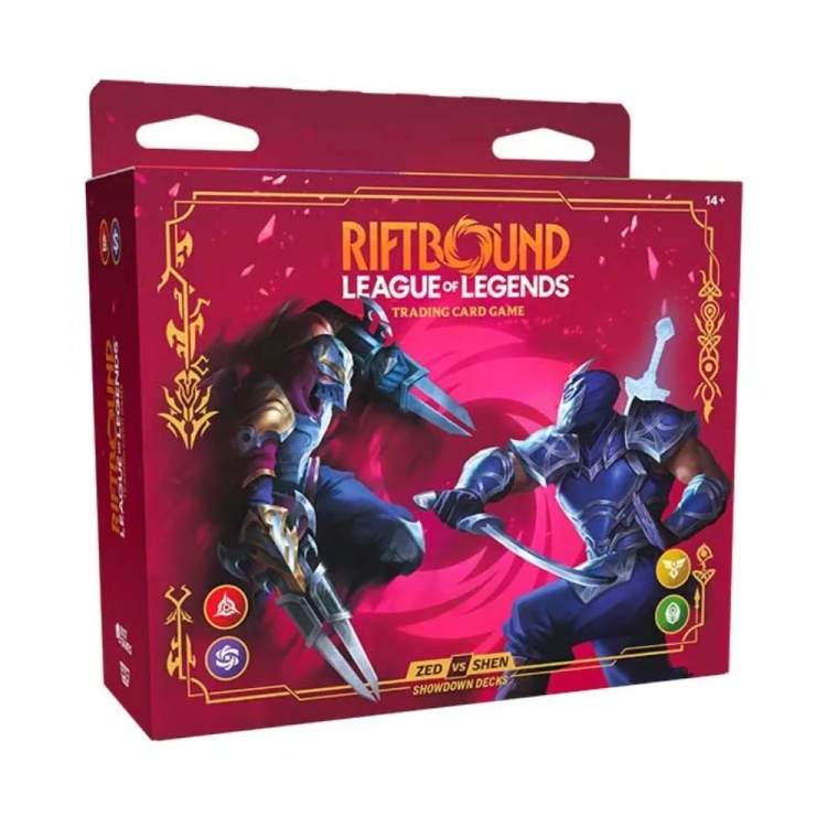 Riftbound League of Legends TCG Vendetta - Champion Deck Showdown Zed vs Shen.webp