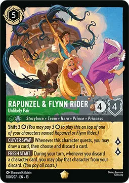 Rapunzel &amp; Flynn Rider - Unlikely Pair (V.1) Attack of the Vine!.webp