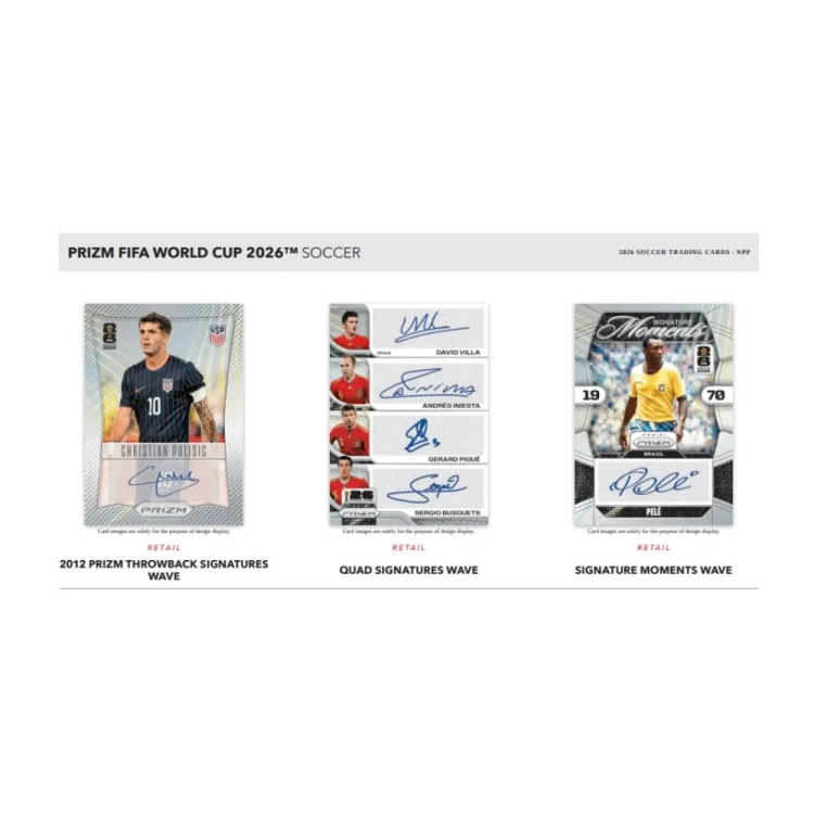 Panini Soccer Prizm World Cup 2026 Retail Box karty.webp