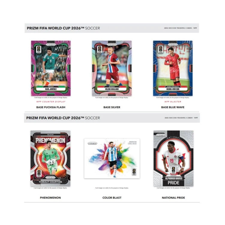 Panini Soccer Prizm World Cup 2026 Retail Box karty 2.webp