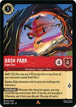 Dash Parr - Super Fast (FOIL) - Attack of the Vine!.webp