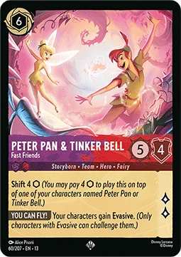 Peter Pan &amp; Tinker Bell - Fast Friends (Foil).webp