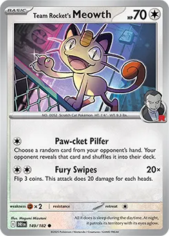 Team Rocket's Meowth (DRI 149) Destined Rivals.webp