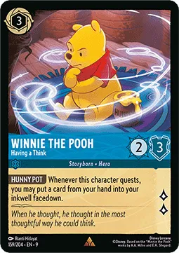 Winnie the Pooh - Having a Think (FOIL) - Fabled.webp