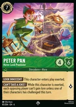 Peter Pan - Never Land Prankster (FOIL) - Azurite Sea.webp