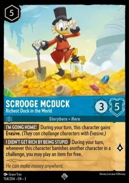 Scrooge McDuck - Richest Duck in the World (V.1) (FOIL) - Into the Inklands.webp