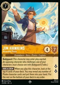 Jim Hawkins - Honorable Pirate (FOIL) - Azurite Sea.webp