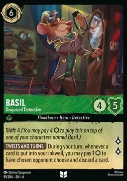 Basil - Disguised Detective (V.1) (FOIL) - Azurite Sea.webp