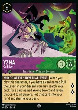 Yzma - On Edge (FOIL) - Reign of Jafar.webp
