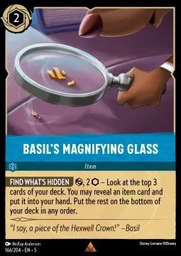 Basil's Magnifying Glass (FOIL) - Shimmering Skies.webp