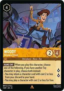 Woody - Helping a Friend (FOIL) - Attack of the Vine!.webp