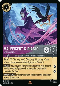 Maleficent &amp; Diablo - Evil Incarnate (V.1) - Attack of the Vine!.webp