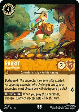 Rabbit - Hunny Paladin (FOIL) - Attack of the Vine.webp