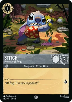 Stitch - Protector of Frogs (FOIL) - Attack of the Vine!.webp