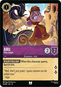 Abu - Wise Sultan (FOIL) - Attack of the Vine!.webp