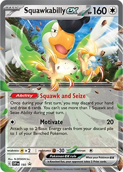 Squawkabilly ex (SVP 160) SV Black Star Promos.webp