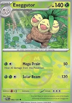 Exeggutor (xPRE 002) Prismatic Evolutions Additionals - Masterball reverse holo.webp