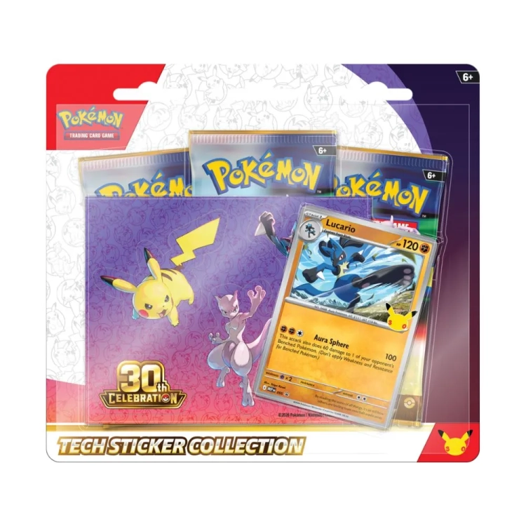 30th Celebration Tech Sticker Collection - Lucario.webp