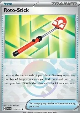 Roto-Stick (xPRE 127) Prismatic Evolutions Additionals.webp