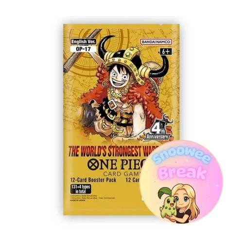One Piece The Card Game - OP17 - The World's Strongest Warriors - Snoowee Booster Break.webp