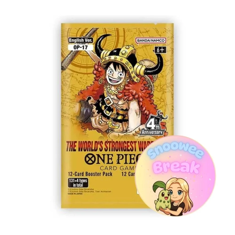 One Piece The Card Game - OP17 - The World's Strongest Warriors - Snoowee Booster Break.webp